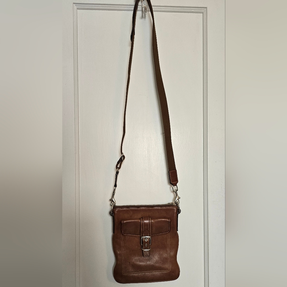 Coach Brown Leather Crossbody bag